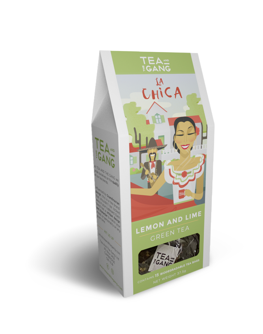 La Chica - Lemon and Lime Green Teabags