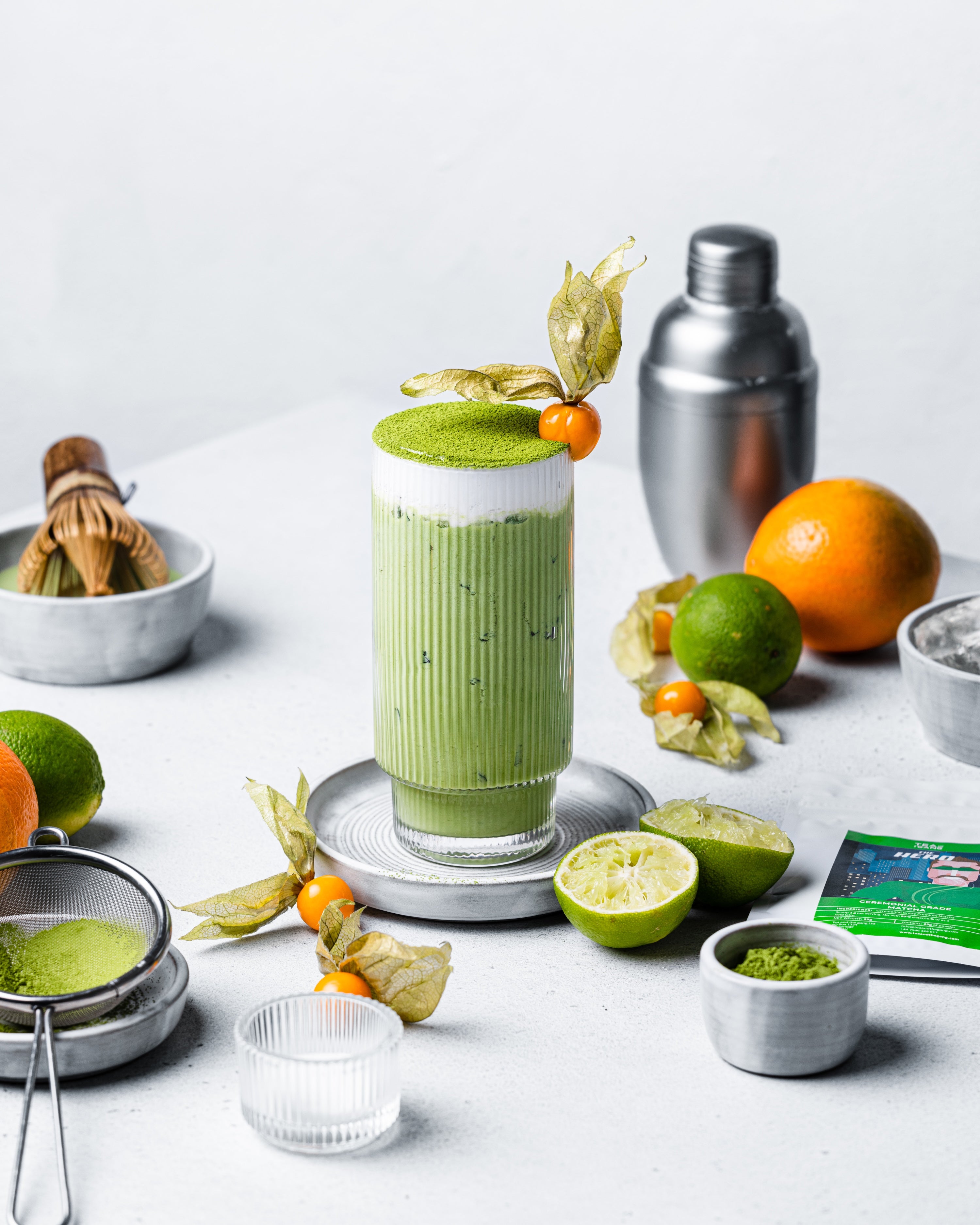 MATCHA GIN SOUR