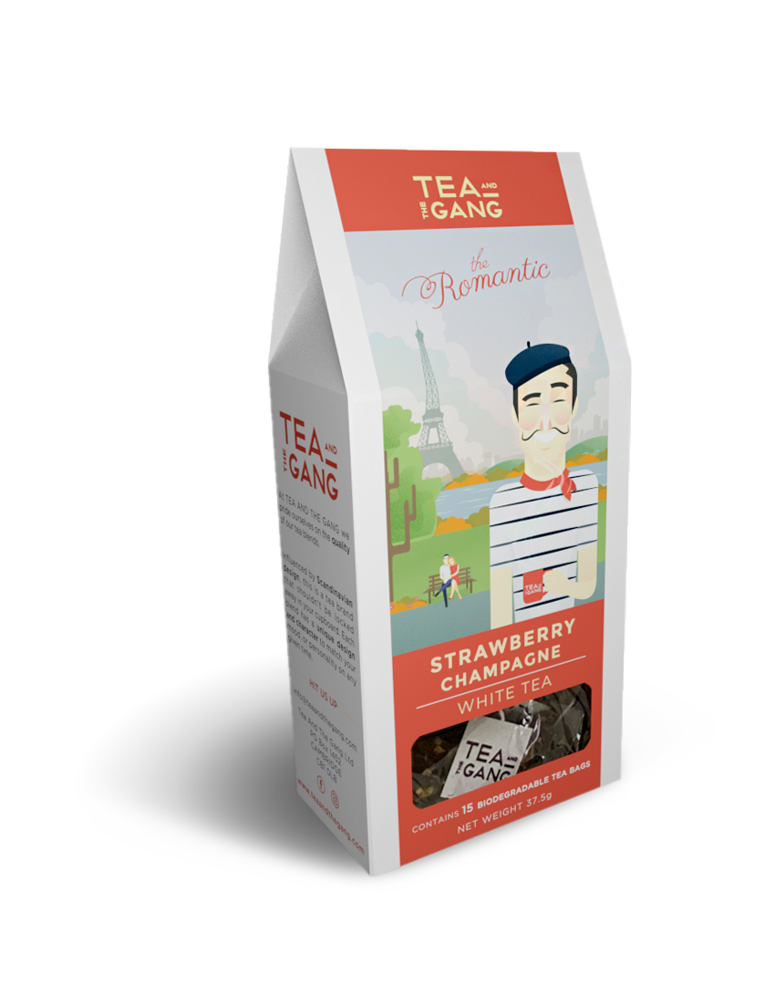 The Romantic – Strawberry Champagne White Tea image 0