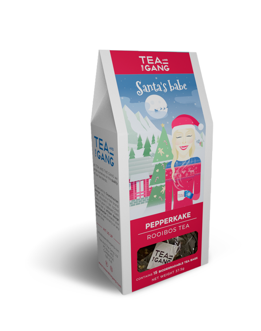 Santa’s Babe – Pepperkake (Spiced Gingerbread) Rooibos Tea - Retail Box (Contains 15 Tea Bags) image