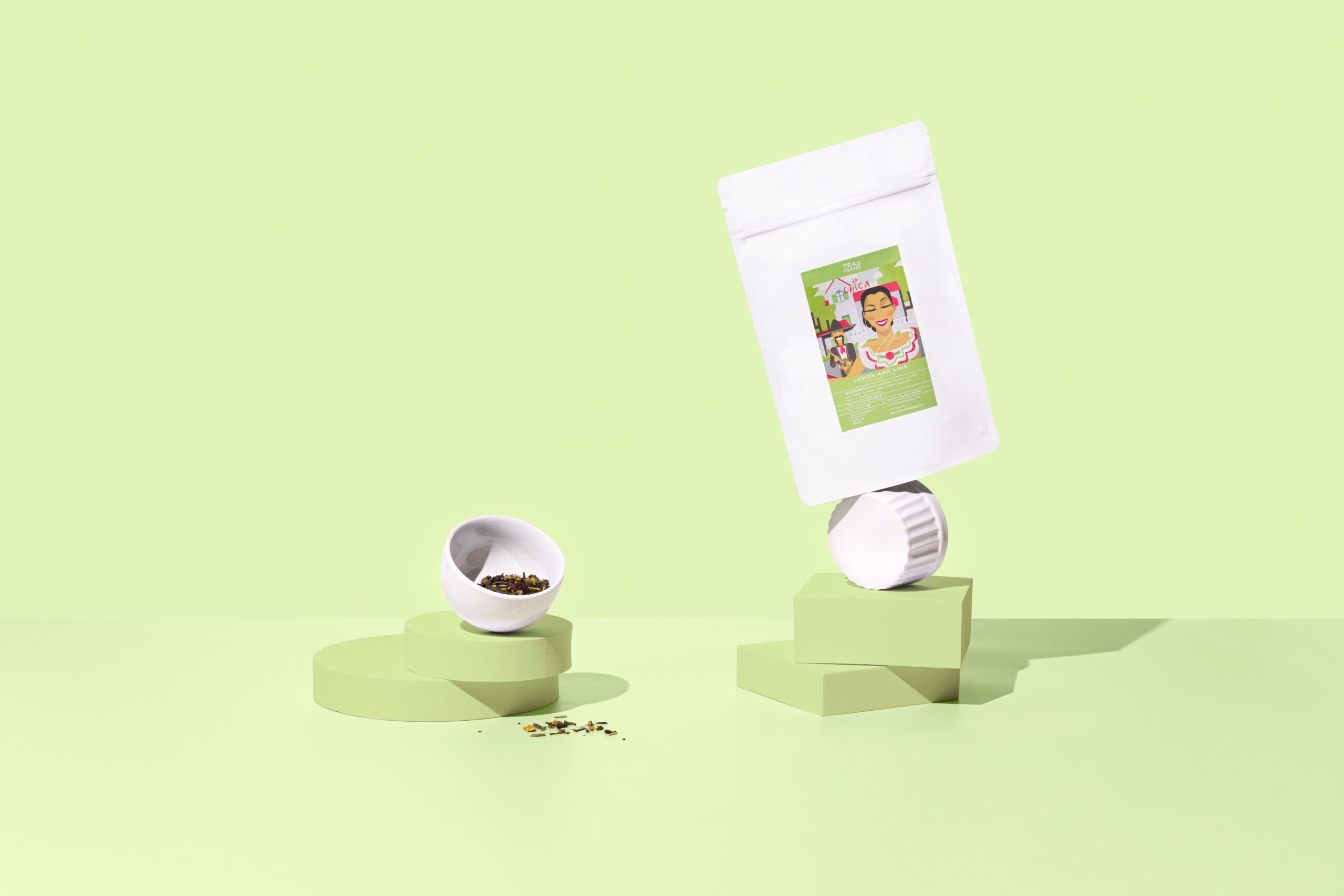 La Chica – Lemon and Lime Green Tea image 3