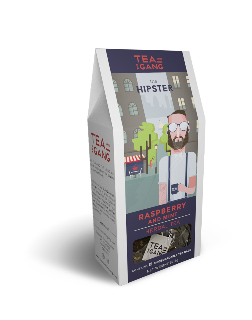 The Hipster – Raspberry and Mint Herbal Tea image 0