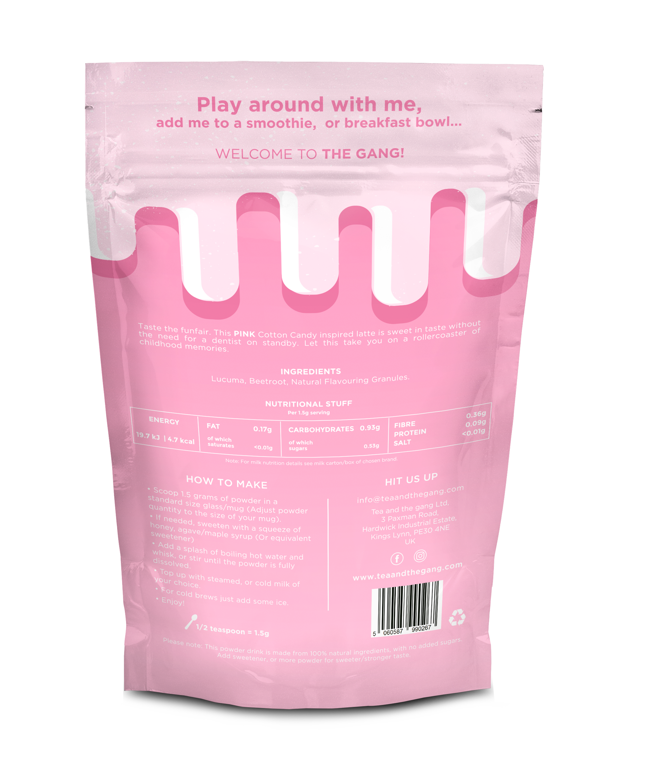 The Fairy - Cotton Candy latte powder