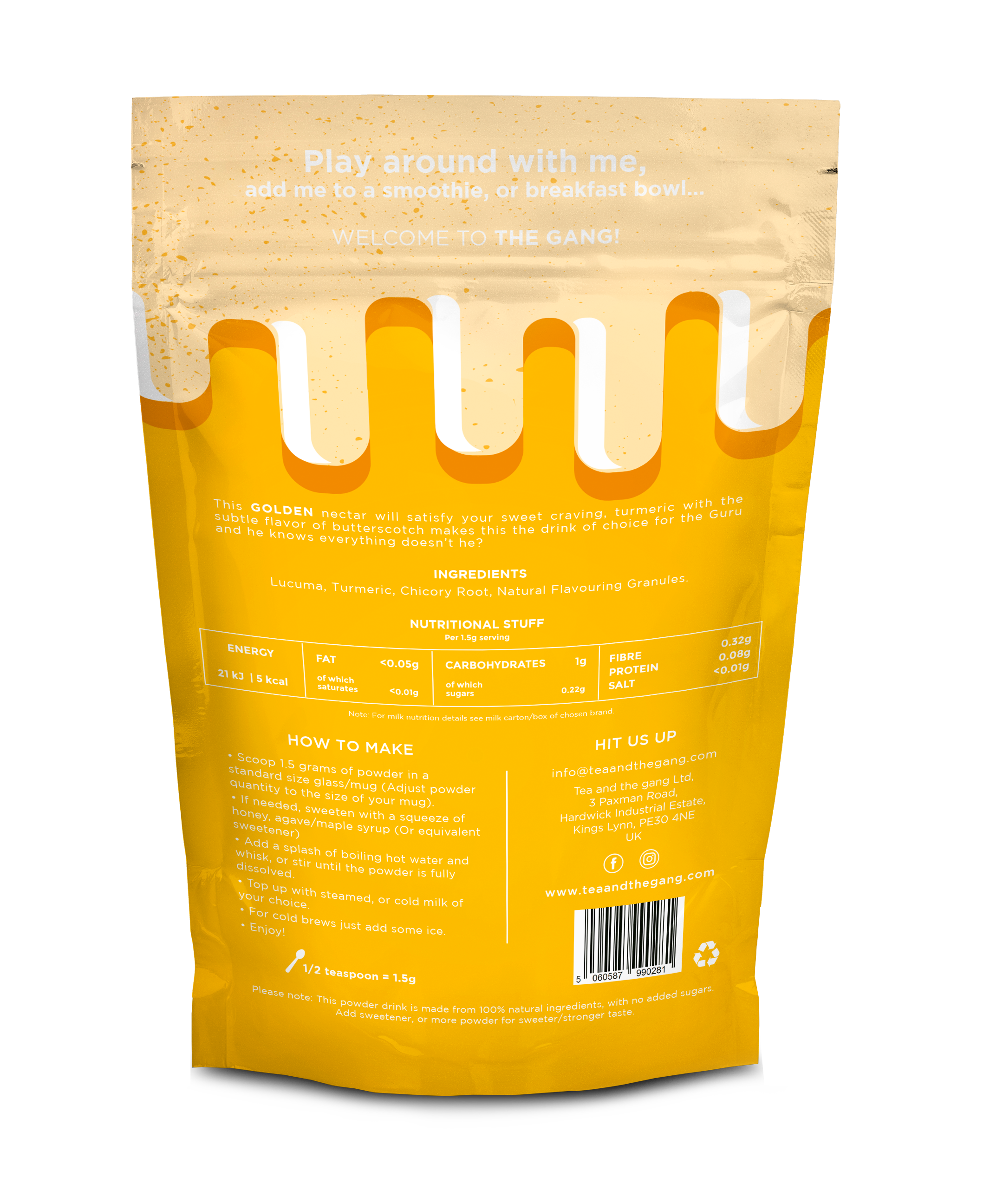 The Guru – Butterscotch Turmeric latte powder