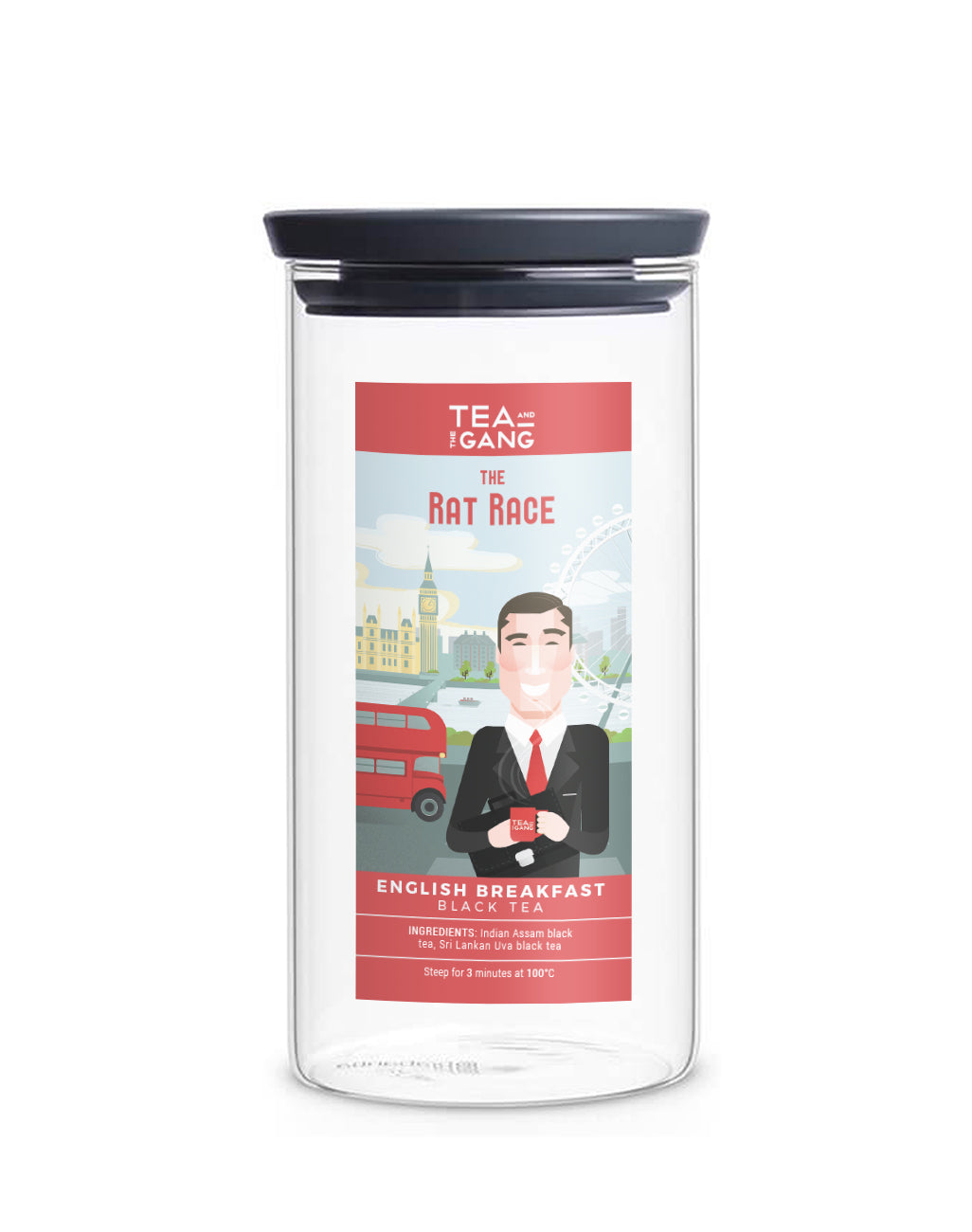 Glass Display Storage Jars (Tea's Sold Separately)