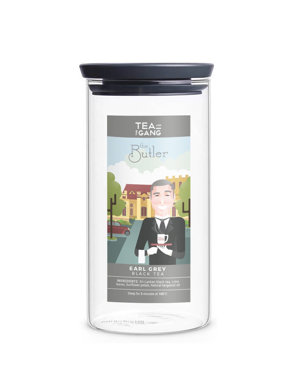 Glass Display Storage Jars (Tea's Sold Separately)