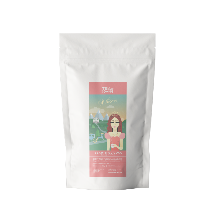 The Princess – Beautiful Coco Black Tea - Big Pack (Contains 100 Tea Bags) image