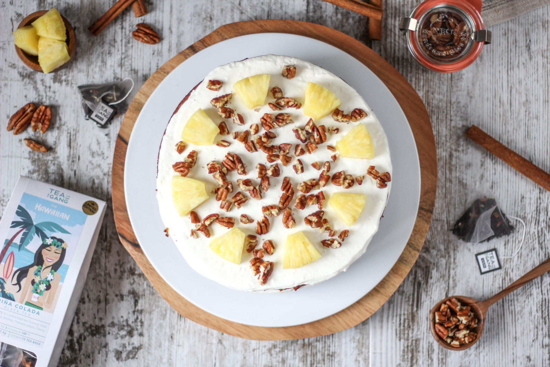 Pineapple & Coconut Hummingbird Cake